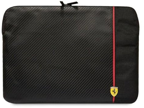 Ferrari Hülle Sleeve FECS14AXBK 14 Schwarz Carbon&Smooth