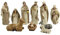 Campsie Juego Figuras Belén, Juego De Figuras De Belén De Navidad, Belén De Navidad, Juego De Adornos con Figuras De Resina, Decoración Estatuas Resina Pie para El Hogar, Iglesia, Oficina, Jardín