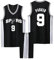 Basketball Trikot Set für Kinder/Erwachsene - Jersey Shirt und Shorts, Ärmelloser Anzug, 2-Teiliges T-Shirt Weste + Shorts Schwarz M