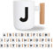 A-Z Tasse Personalisiert Initiale mit Namen, Namenstasse Personalisierte Geburtstagsgeschenk für Frauen, Monogramm Kaffee-Tasse & Tee-Becher, Weihnachten, Valentinstag, Buchstaben Kaffeetasse - J