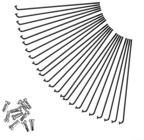 Radios y pezones de acero resistente para bicicletas de 27, 5, 26, 29er (287 mm)