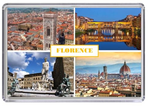 Florence Italy Souvenir Acrylic Fridge Magnet (Standard: 70x45mm)