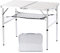 YUFIFAIRY Campingtisch aus Aluminium, tragbar, leicht, zusammenklappbar mit 2 verstellbaren Höhen, für drinnen und draußen, Tisch zum Kochen, Picknick, 2 Höhen, 91,4 x 61 cm (L x B)