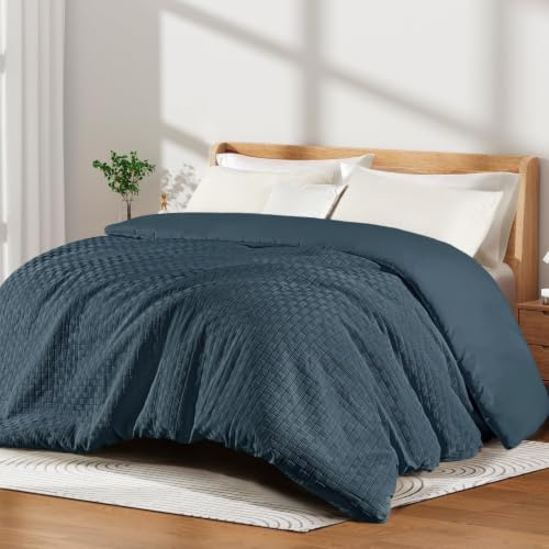 Whale Flotilla Bettdecke Ohne Bezug 155x220 cm Jacquard Steppdecke | Wendbare Mikrofaser Ganzjahresdecke, Schlafdecke, Warm, Weich, Atmungsaktiv, für 4 Jahreszeiten, Waschbar, Marineblau