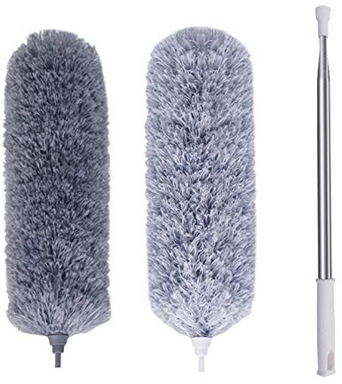 precipitatore Stretch regolabile estendere la spazzola spolverata dello spolverino della piuma di microfibra, il peso leggero, facile da estendere e molto utile - 2 testa di sterpa spolverino(A)