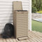 Xichuzi Cubo de basura exterior polipropileno marrón claro 41x41x86 cm, Cubos De Basura Cocina, Papelera Cocina, Mueble Basura, Reciclaje Basura, Papelera De Basura Cocina - SPU:364172