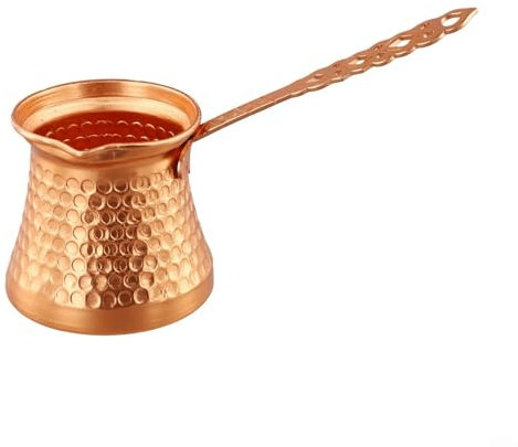 Turkish Style Copper Pot for Preparing Authentic Coffees at Home
