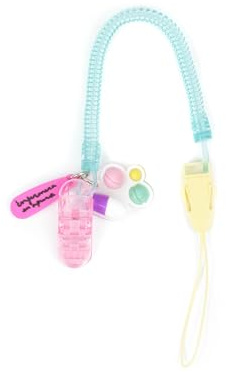 Enfermera en apuros® Portatijeras Aguamarina con Charm Pills | Soporte para Tijeras con Muelle, Pastillas Multicolor | Herramienta para enfermeras, TCAE y profesionales sanitarios