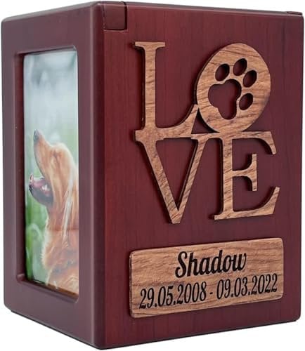 Targod Custom AME Ad Date, Egrave Your Blessig Text, Custom Your, Pet Your for Dogs Ad Cats, Red Love, L,(0-50KG)