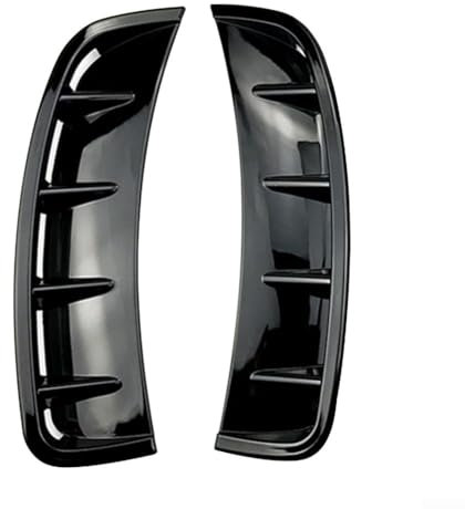 ARMYJY Front Bumper Side Spoiler, Carbon Trim Sport Design Body Kit Enhancement For Mercedes for A-Class W177 2018-2022 Black, Modification Part(Gloss Black)