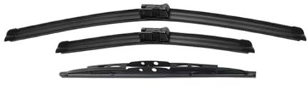 Escobillas Limpiaparabrisas Delanteras 3 Escobillas Limpiaparabrisas Delanteras Traseras para Seat para Ibiza 6L 2006 2007 2008 21 19 14