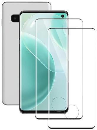2 Stück Screen Protector für Samsung Galaxy S10 Schutzfolie, Anti-Schmutz 9H Folie für Samsung S10 Displayschutz, Anti-Fingerabdruck für Galaxy S10 Panzerglas Perfekte Passform
