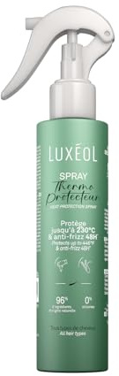 LUXÉOL - Spray Thermoprotecteur - Protège Fibre Capillaire Jusqu'à 230°C* | Action Anti-frisottis 48H* - Actif Thermoprotecteur d’Origine biotechnologique - Fabriqué en France - 150 ml
