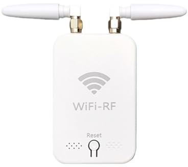 WiFi RF Fernbedienung Signal Kopierer für Geräte - Kompatibel mit Elektrische Türen, Rollläden, Vorhänge & Markisen, 2,4 GHz, ABS