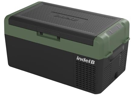 Indel B Serie ITB - Nevera Portátil con Compresor (15-52 litros) – Nevera y Congelador de 12/24 V CC con Toma para el Encendedor del Coche, para Coches de Camping, Camiones y Acampadas