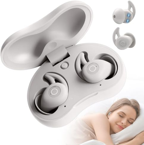 2026 Upgraded Schlaf Kopfhörer - Mini Schlafkopfhörer Bluetooth 5.3 Kopfhörer mit 80 Stunden Akkulaufzeit - Kabellose Kopfhörer abellos Bluetooth mit SFE-Ohrpassform - weichen sleepbuds & druckfreiem