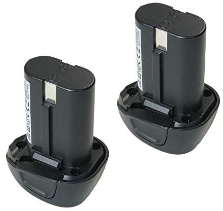 2x Trade-Shop Premium Li-Ion Akku 7,2V / 2000mAh / 14,4Wh für LUX-Tools AGS 7.2 LI, A-GS 7.2 LI Gras- und Strauchscheren Set ersetzt LUX 7,2V Akku