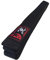 Budodrake Schwarzgurt 4 cm breit, Karate Judo Taekwondo Aikido schwarzer Gürtel (300)