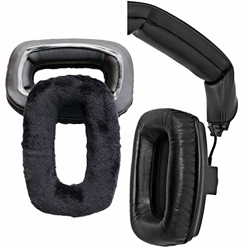 Ohrpolster aus Leder für Beyerdynamic DT100 DT109 DT150 DT190 DT-100 DT-109 DT-150 DT-190 Headset, Dieses Ohrpolster Wird Nicht von Beyerdynamic hergestellt,1 Paar (Flanell-Ohrenschützer)