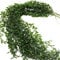 JaneYi 6 pezzi Ghirlanda di Edera Artificiale Foglie Verdi Fogliame di Plastica Pianta di Edera Falso Willow Vine Piangente Pianta Trailing Artificiale Appeso per Giardino Casa Ufficio Bar Parete
