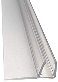 Kristhal Überlappungsdichtung (Schiebetürdichtung) senkrecht mit langer Lippe, für 6 und 8 mm Glasstärke, 200 cm Länge, Made In Germany, Art. Nr. 5240 200 cm