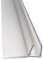 Kristhal Überlappungsdichtung (Schiebetürdichtung) senkrecht mit langer Lippe, für 6 und 8 mm Glasstärke, 200 cm Länge, Made In Germany, Art. Nr. 5240 200 cm