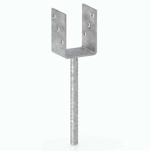 U-Pfostenträger mit Steindolle, Dolle 200 mm, 101 mm