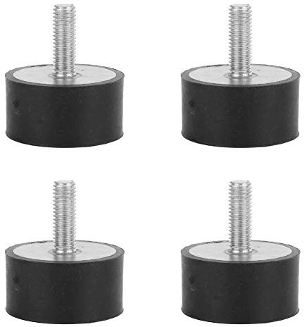 Gummihalterung, 4 Stück Gummihalterung Antivibrationsspulen-Isolator-Dämpfer M8 M10 für Luftkompressoren Dieselmotoren Benzinmotoren(VE40*30 M10*25)