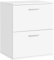 Yaheetech Nachttisch Nachtschrank mit 2 Schubladen Metallgriff Nachtkommode Beistelltisch Boxspringbett Schubladenschrank Nachtkosole für Schlafzimmer/Wohnzimmer, 45 x 35 x 55 cm