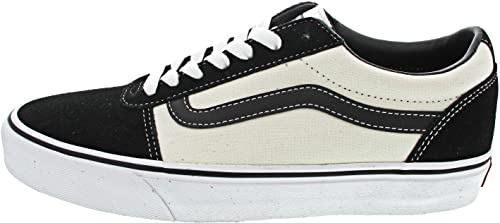 Vans Men's Ward Sneaker, Retro S C Marshmallow Black, 6.5 UK