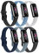 Pack 6 Bracelet pour Fitbit Luxe Bracelets de Silicone Remplacement, Etanche, Résistant à la Transpiration, Respirant et Confortable Bracelet de Sport Compatible avec Fitbit Luxe (Small, Pack A)