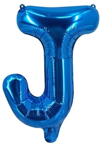 Luftballon Folienballon 40inch Geburtstagsdeko Ballon Buchstaben Deko zum Geburtstag (16 inch Blau J)