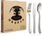 Nkaiso 120 Piece Silver Silverware Set, 40 Knives, Forks & Spoons, Reusable Tableware for Weddings, Parties & Events