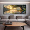 Diamond Painting Sonnenuntergang diamond painting erwachsene groß xxl 70 x 40 cm 5D Diamant malerei Set BaumdesLebens Full Round Strass DIY Kreuzstich Diamond Art Kunst für Home Wand Dekor Gifts B94