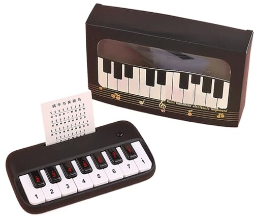 Taschenklavier - Tragbares Musikinstrument für Reisen | 15 Tasten Lernmusikinstrument mit verschiedenen Arten von Musik für Anfänger für und Mädchen im Alter von 3 bis 6 Jahren