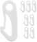 NAMOARLY Flag Pole Accessories Set Nylon Hooks for Flagpole Rope Fastener Versatile Flagpole Parts for Outdoor Use