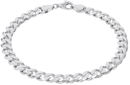 Amor Armband 925 Sterling Silber Unisex Damen Herren Armschmuck, 21 cm, Silber, Kommt in Schmuck Geschenk Box, 2040272