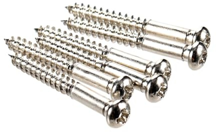 RuiJOTWAT 33 vis de chevalet vibrato en acier inoxydable de 3,5 mm pour guitare électrique de type PRS (lot de 6)