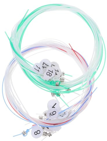HEMOTON Jeu de Cordes de Lyre en Nylon Robuste et Difficile à Casser 19 Cordes pour Musiciens et Joueurs Accessoires pour Remplacer de Harpe Lyre