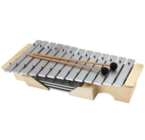 ＡＷＨＡＯ Glockenspiel with Mallets Tabletop Glockenspiel Wooden Metallophone for Music Lessons, Home