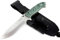 JEO-TEC Nº43 Coltello da Caccia, Sopravvivenza, Campeggio - Lama in acciaio inox - Custodia in pelle multi-posizionale - Fatto a mano in Spagna