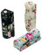 Lippenstift Box, Hanyi 3 Pcs Retro Druck Leder Lippenstift Etui mit Spiegel Geschenk