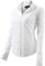 FLY HAWK Bluse Hemdbluse Damen Hemd Basic Kent-Kragen Elegant OL Work Slim Fit Langarm Stretch Formelle Hemden,Weiß, Größe 44, Hersteller - 16