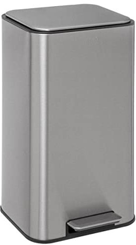 Five - Poubelle 30 litres Safir en Métal INOX Ouverture à pédale
