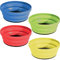 New Set of 4 Folding Silicone Bowls Camping Hiking Festivals Lightweight Outdoor