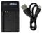 vhbw USB Akkuladegerät kompatibel mit Nokia BL-5C, BL-5CA, BL-5CB Digitalkamera, Camcorder, Action Cam-Akku - Ladeschale