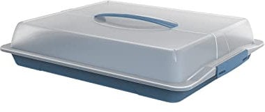 Rotho John großer Partybutler, Kunststoff (PP) BPA-frei, blau/transparent, (47.5 x 39.0 x 9.8 cm)