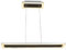 Luce Ambiente Design LED Pendelleuchte SOLARIS, moderne Hängelampe aus Edelstahl mit max. Höhe 120 cm, dimmbar über Lichtschalter in 3 Stufen, Hängeleuchte