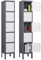 Metallspind Schließfachschrank Mehrzweckschrank Umkleideschrank Metallschrank Spind Lockers Fächerschrank Lagerschrank Wertfachschrank Garderobenschrank Stahlblech Pulverbeschichtung 168x30.5x30.5cm