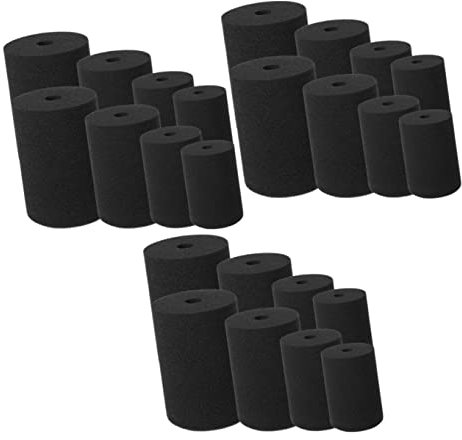 HAPINARY 24pcs Cup Turner Inserts Sponge Tumblers Accessories Supplies Craft Sponges for Cup Turner Replacements Rotary Parts Tools Inserted